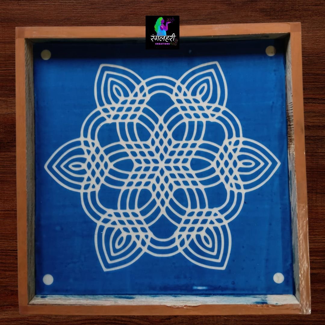 Padi Kolam Stencil 12 inch Main image