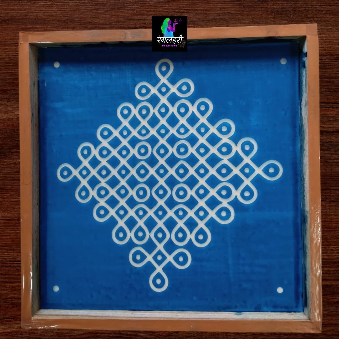 Sikku Kolam Stencil 12 inch Main image