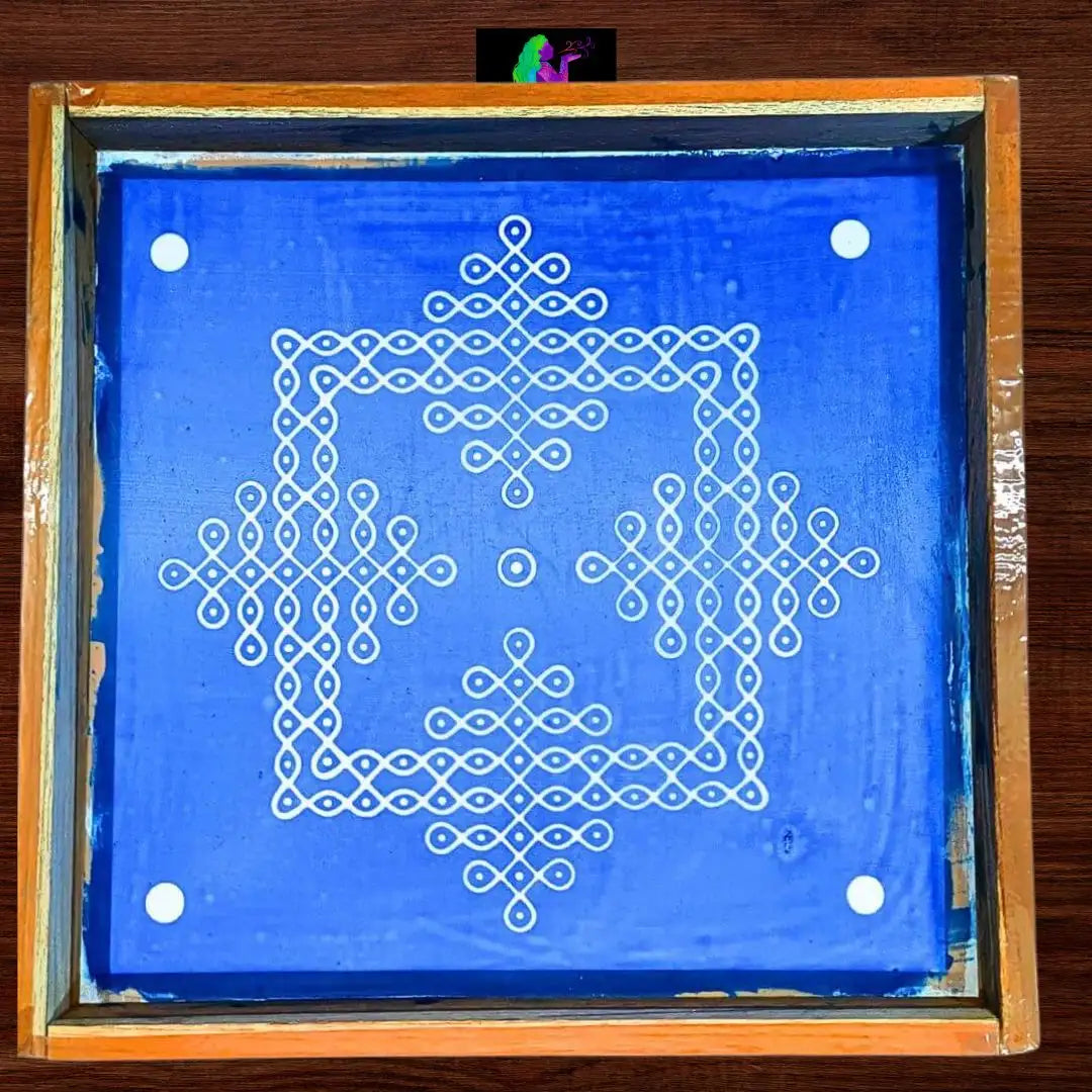 Kambi Kolam Stencil | Big Sikku Kolam Stencil Main image