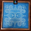 WJ1208 : 12 by 12 Wooden Square Rangoli Stencil - Ranglahari Creations