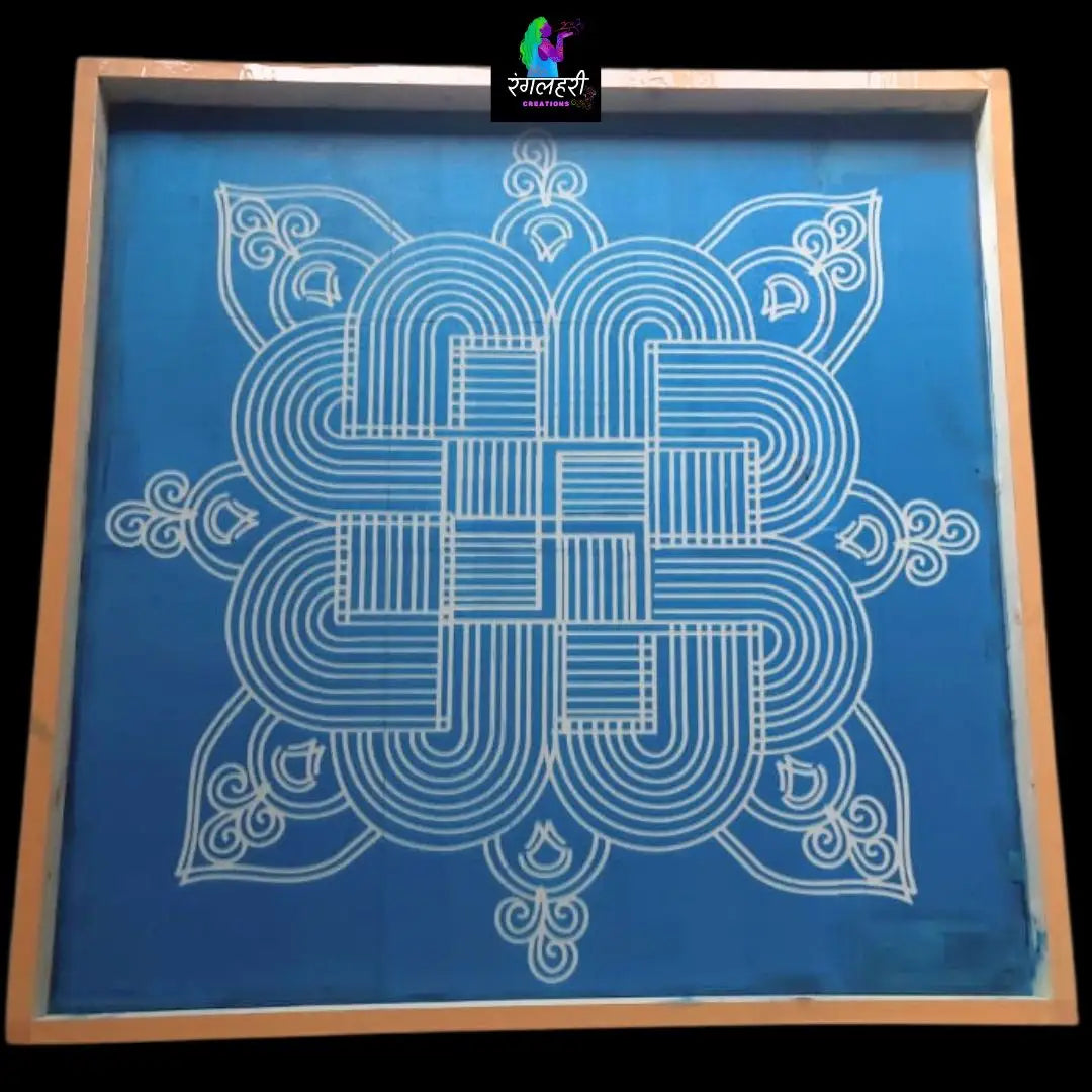 Big Padi Kolam Stencil Main image