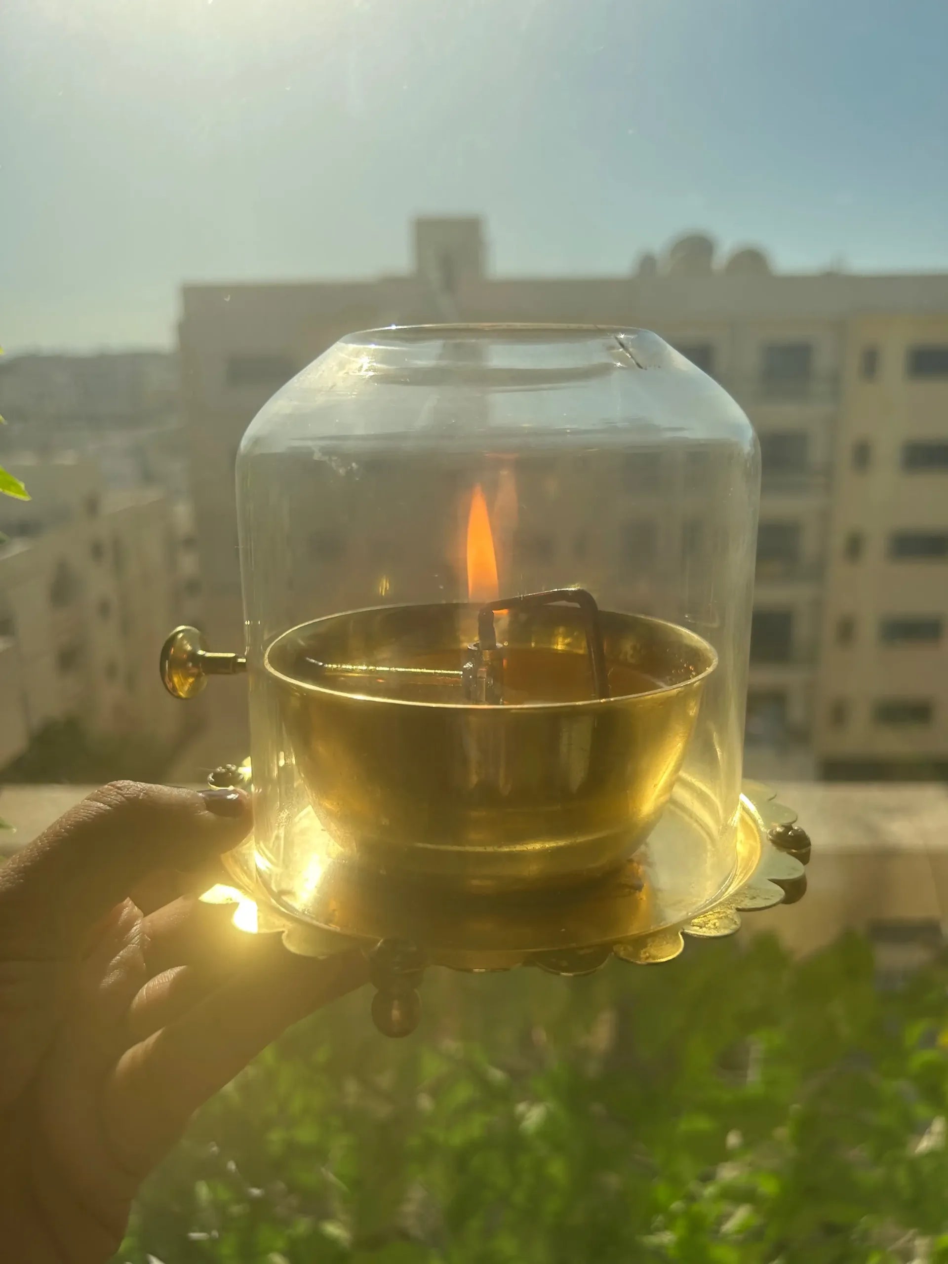 Akhand Diya With Wick Lifting Screw Lever | Akhand Jyot | Akhand Deep