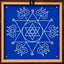 Aghora Yantra Kolam Stencil