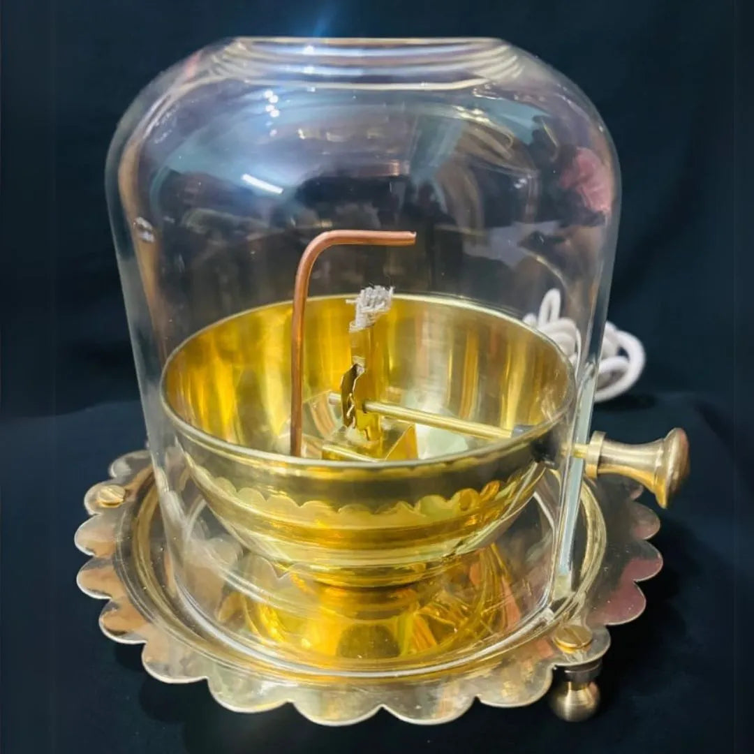 Small Akhand Diya with Adjustable Bati Main image