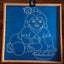 Baby Krishna Face Kolam Stencil Y08 : Divine Innocence for Your Home