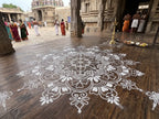 Big Free Hand Kolam Stencil