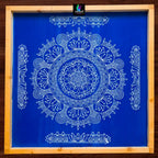 Big Mahalakshmi Kamala Kolam Stencil