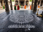 Big Mahalakshmi Kamala Kolam Stencil