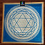 Sudarshan Yantra Kolam Stencil – Sacred Shield of Positivity