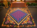 Biggest Chaitanya Kambi Kolam Stencil