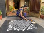Biggest Chaitanya Kambi Kolam Stencil