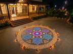 Biggest Kalyana Kolam Stencil 