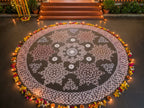 Biggest Kalyana Kolam Stencil 