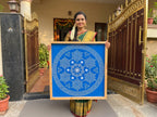 Biggest Kalyana Kolam Stencil 