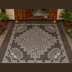  Biggest Lotus Pulli Kolam Stencil 