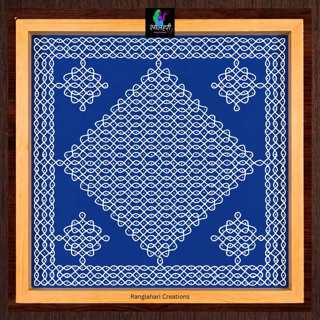Biggest Traditional Temple Kolam Stencil