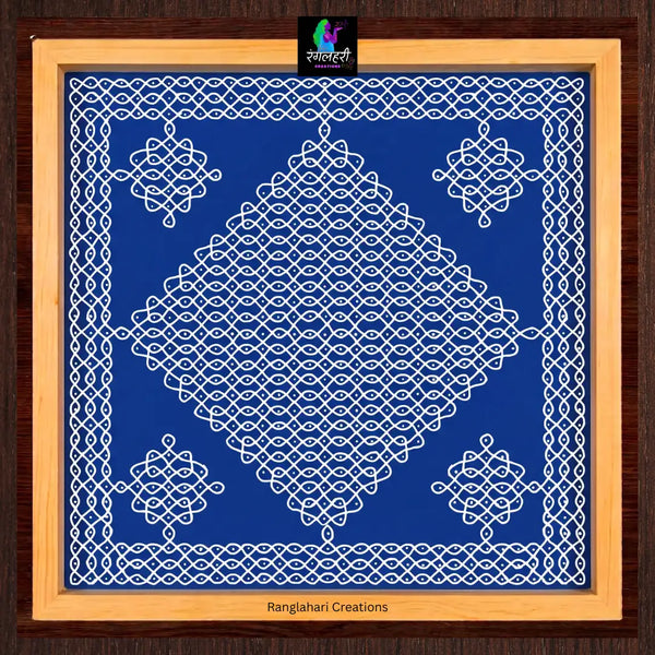Biggest Traditional Temple Kolam Stencil