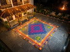Biggest Traditional Temple Kolam Stencil