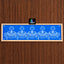 Diya Deepam Border Kolam Stencil