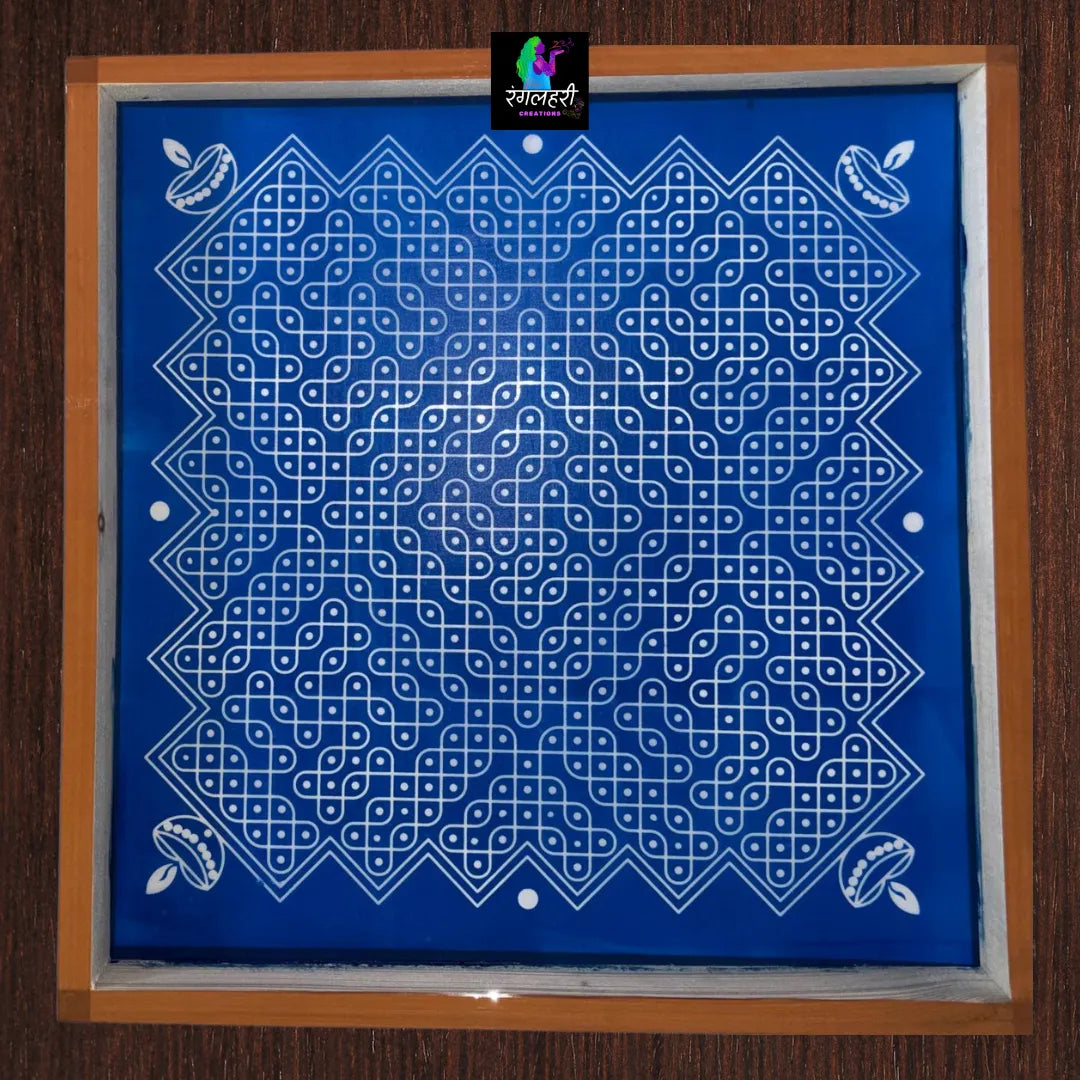 Diya Jumbo Kolam Stencil 20 By 20 Inch Main image