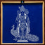 God Murugan Kolam Stencil