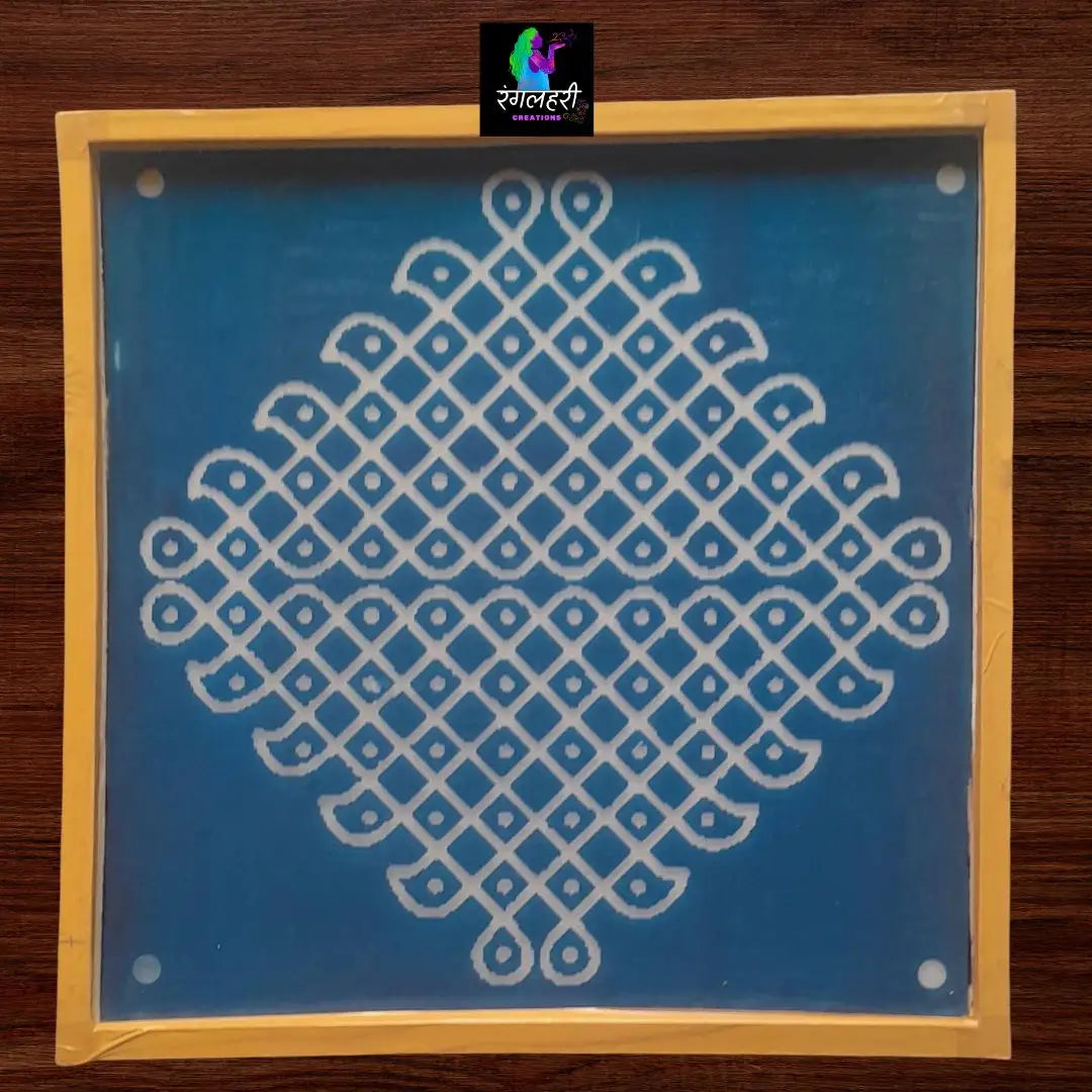 Big Pulli Kolam Stencil