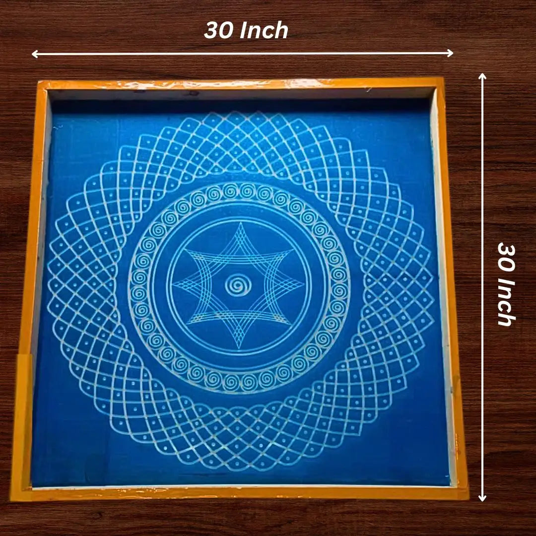 WJ3009 : Big Iyenger Padi Kolam Stencil : 30 inch Secondary image