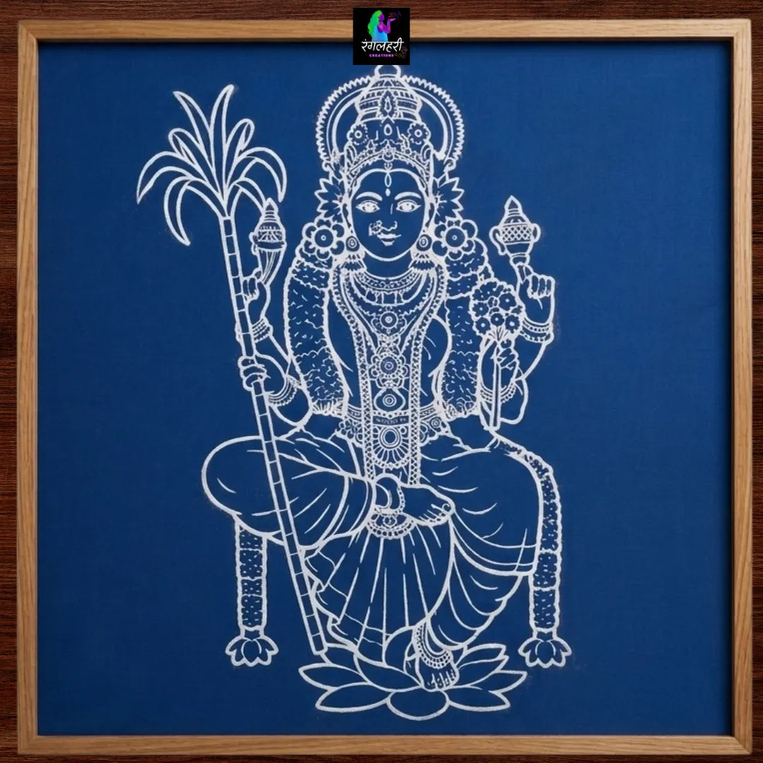 Lalita Tripura Sundari Kolam Stencil