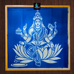 Maha Lakshmi Kolam Stencil 