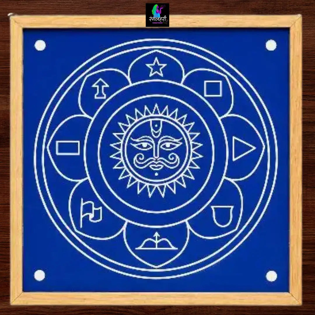 Navgraha Yantra Surya Type 3 Y46 : Sacred Symbol of Solar Energy Main image