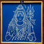 Shiva Face Kolam Stencil Y45 : Divine Presence And Serenity