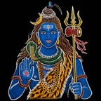 Shiva Face Kolam Stencil Y45 : Divine Presence And Serenity