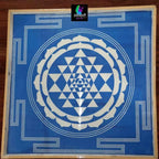 WJ3006 : Sri Chankra Stencil : Shri Yantra Kolam Stencil : 30 inch - Ranglahari Creations
