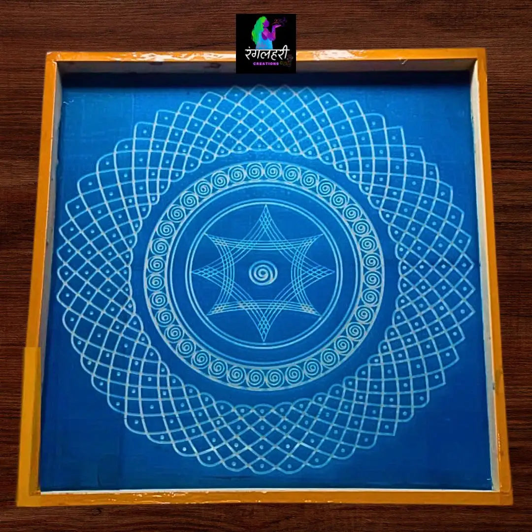 Big Iyenger Padi Kolam Stencil Main image