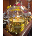 Super Premium Brass Akhand Jyot Diya With Screw Lever - Ranglahari Creations