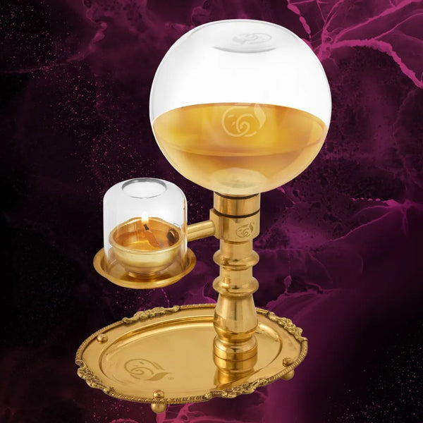 Akhand Diya Big Size for Temple : 1litre | Borosil Akhand Diya