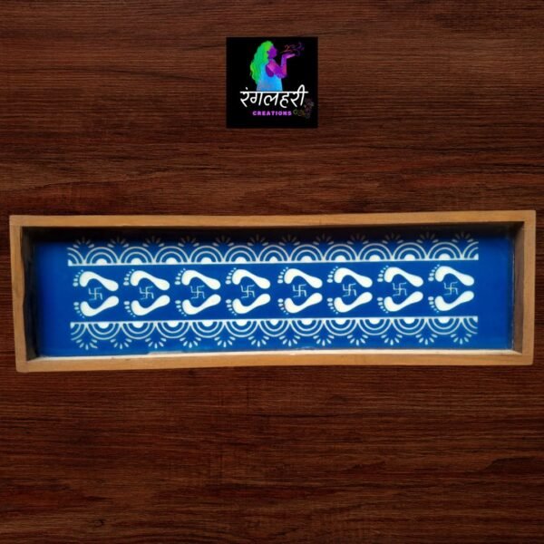 W11 : 17 By 5 Wooden Border Rangoli Stencil