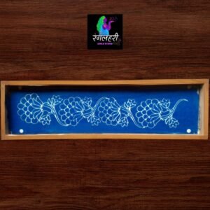 W14 : 17 By 5 Wooden Border Rangoli Stencil