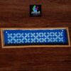 W17 : 17 By 5 Wooden Border Rangoli Stencil