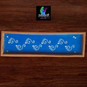 W32 : 17 By 5 Wooden Border Rangoli Stencil