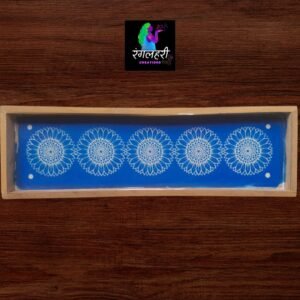 W6 : 17 By 5 Wooden Border Rangoli Stencil