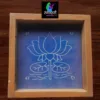 WA14 : 5 by 5 Small Wooden Square Rangoli Stencil