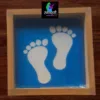 WA02 : 5 by 5 Small Wooden Square Rangoli Stencil