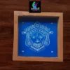 WA38 : 5 by 5 Small Wooden Square Rangoli Stencil