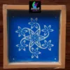 WA43 : 5 by 5 Small Wooden Square Rangoli Stencil