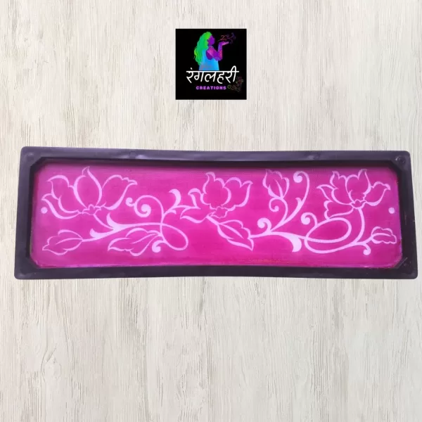 Plastic Border Rangoli Stencil