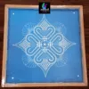 WJ2404 : 24 by 24 Wooden Square Rangoli Stencil