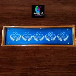 W39 : 17 By 5 Wooden Border Rangoli Stencil