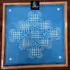 WJ1210 : 12 by 12 Wooden Square Rangoli Stencil