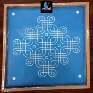 WJ1210 : 12 by 12 Wooden Square Rangoli Stencil